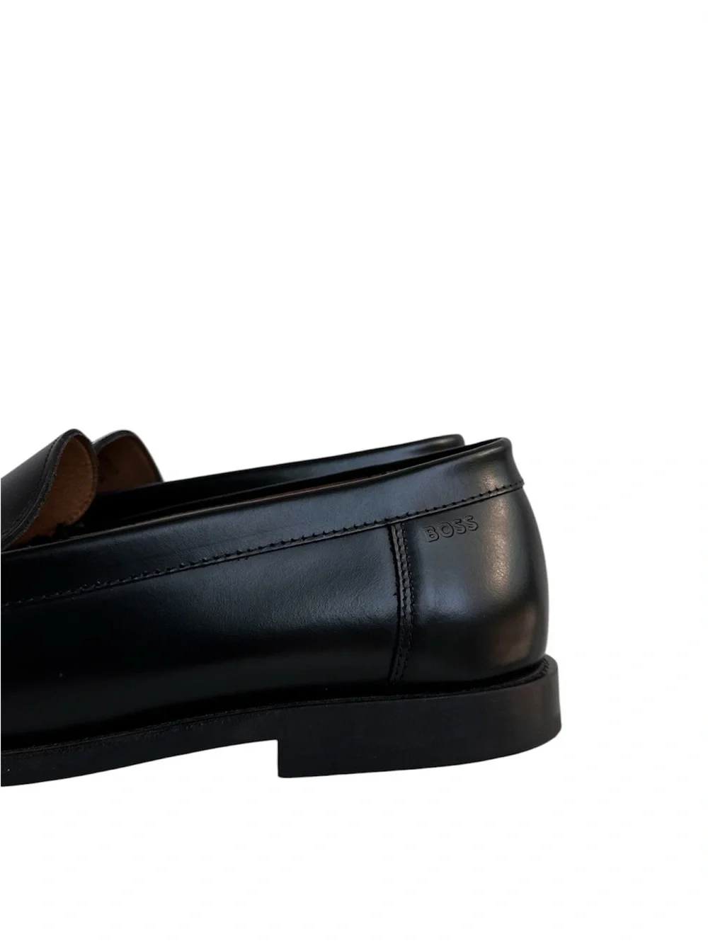 Hugo Boss Leather Penny Loafers